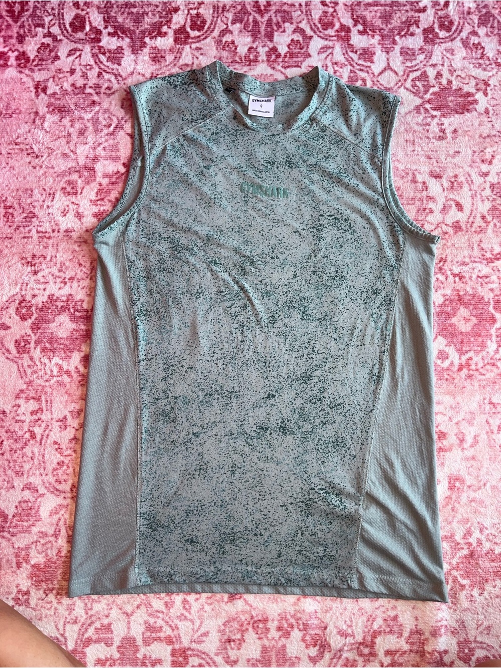 Gymshark Men's/Women's Sage Green Muscle Tank - Sleeveless Training Top